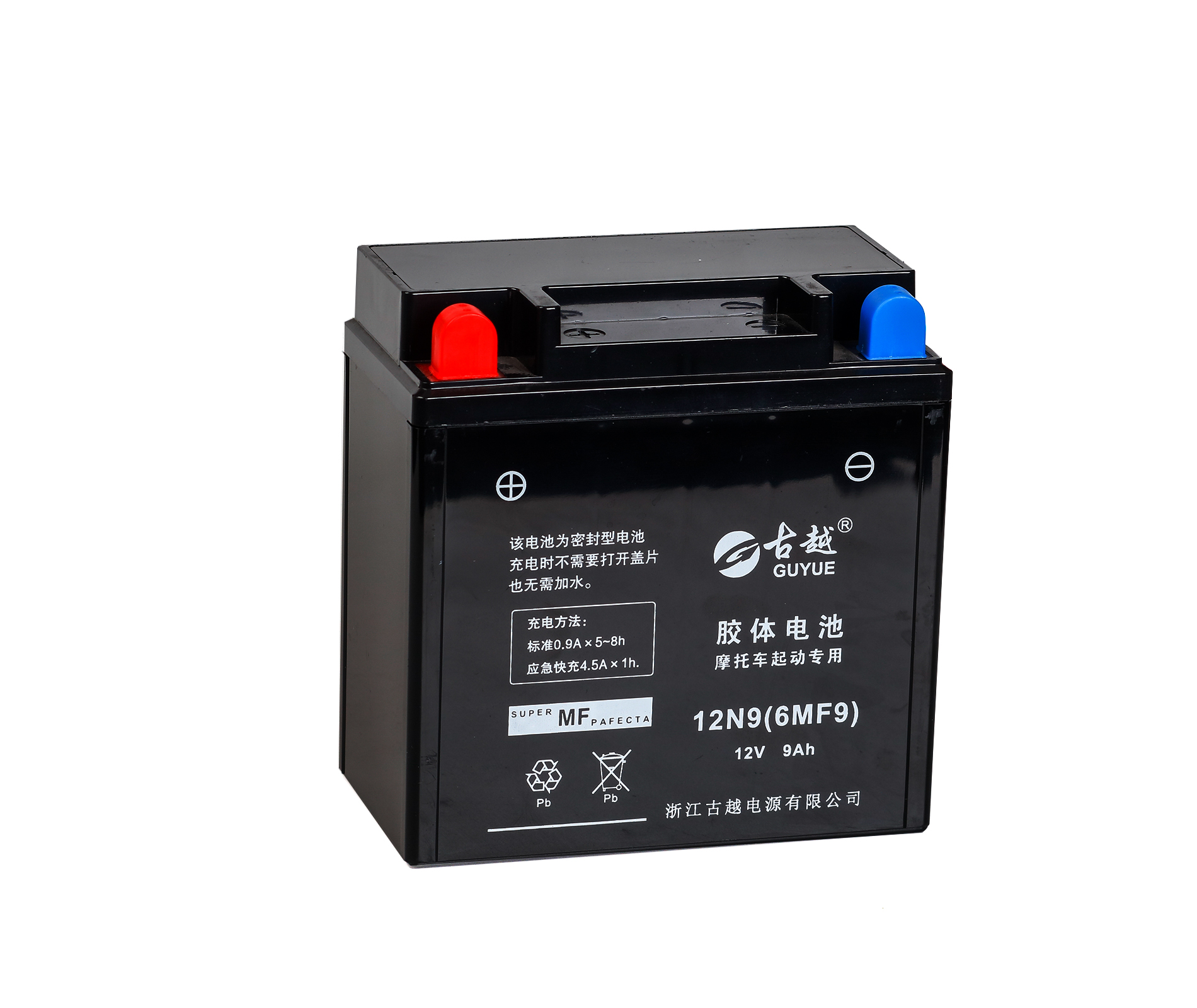 胶体摩托车电池 6MF9 - GEL