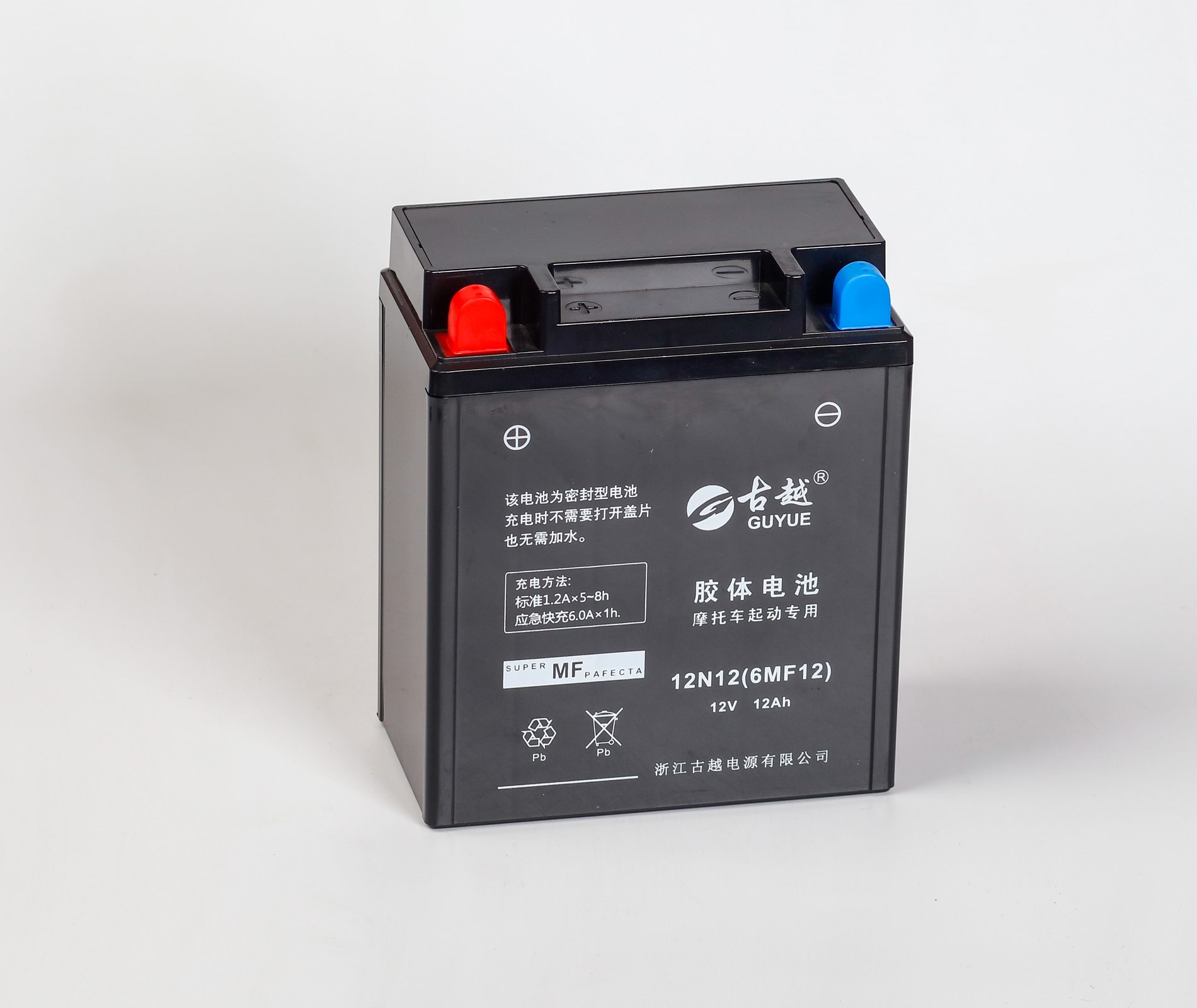 胶体摩托车电池 6MF12 - GEL